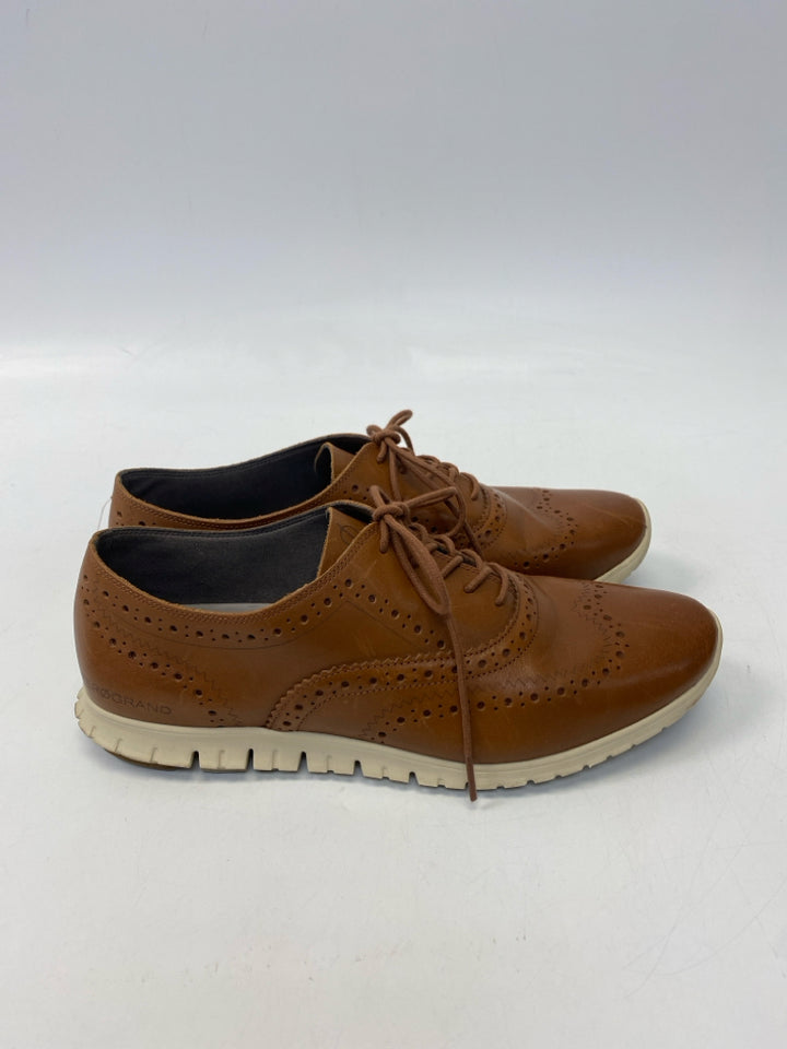 Cole Haan  Size 10 Brown Lace-up Flats