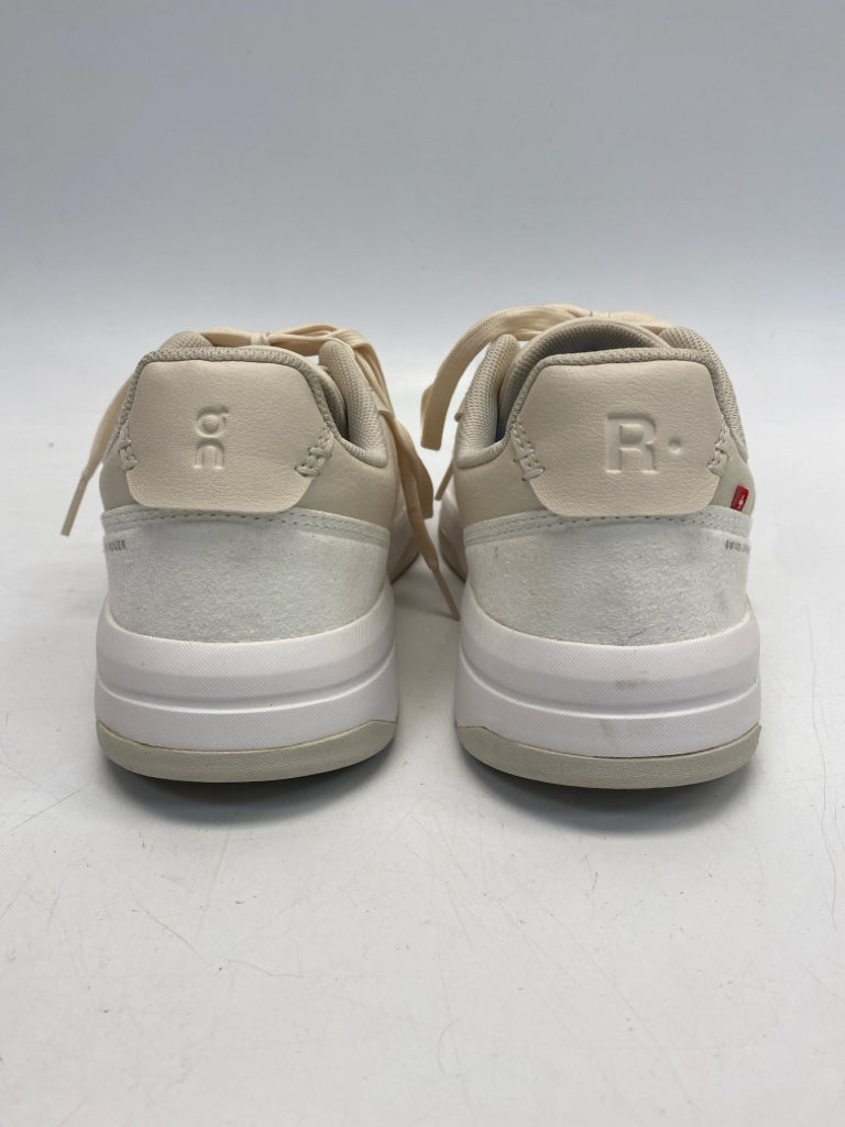 On Cloud US Shoe Size 9.5 White Lace-up Sneakers