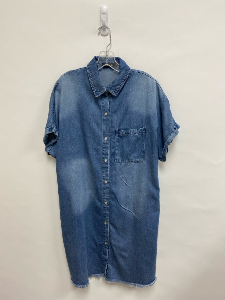 Size XL Blue Chambray Ladies Dress