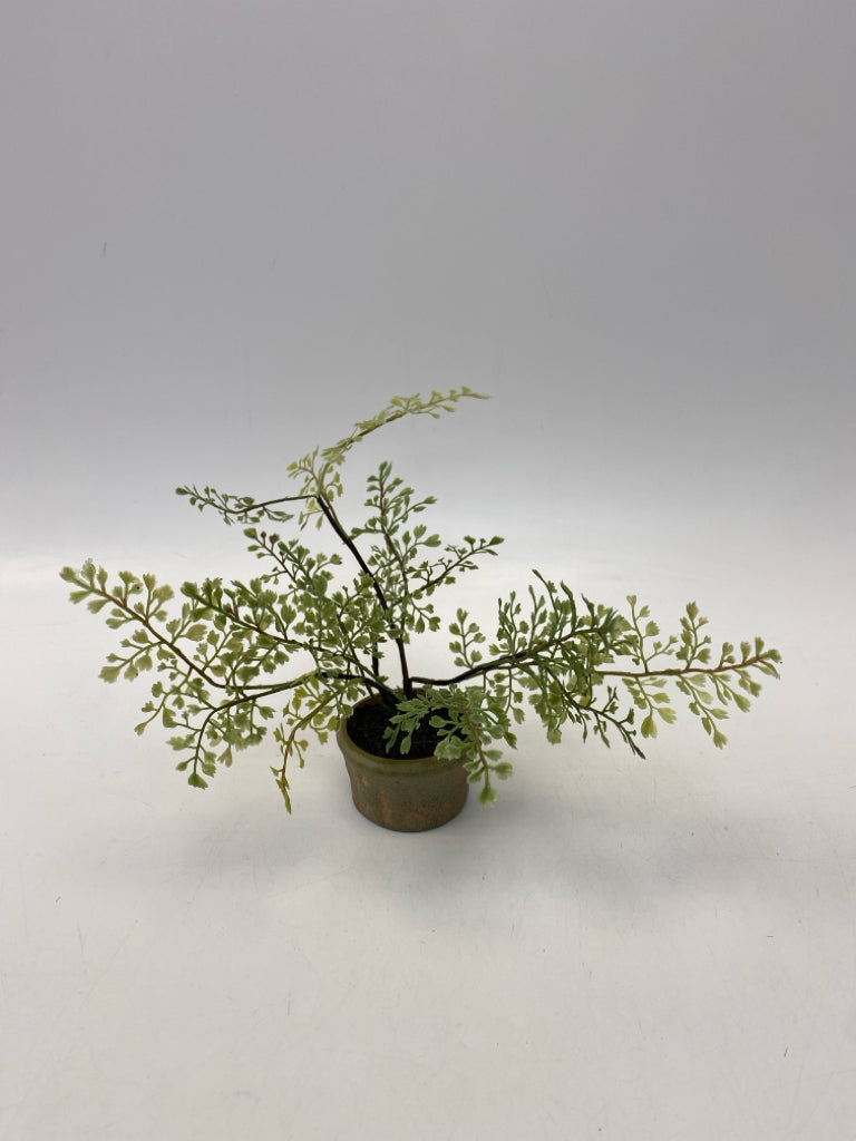 Pottery Barn Green Silk Plant