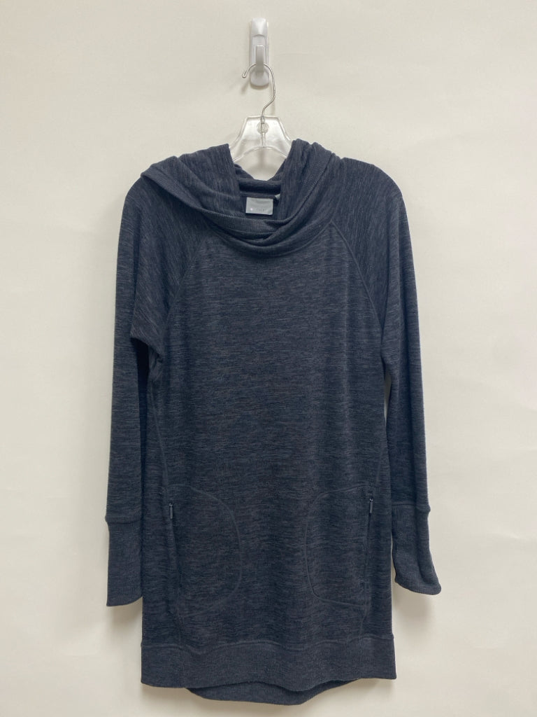 Athleta Size XS Charcoal Streaked Hooded Athletic Dress