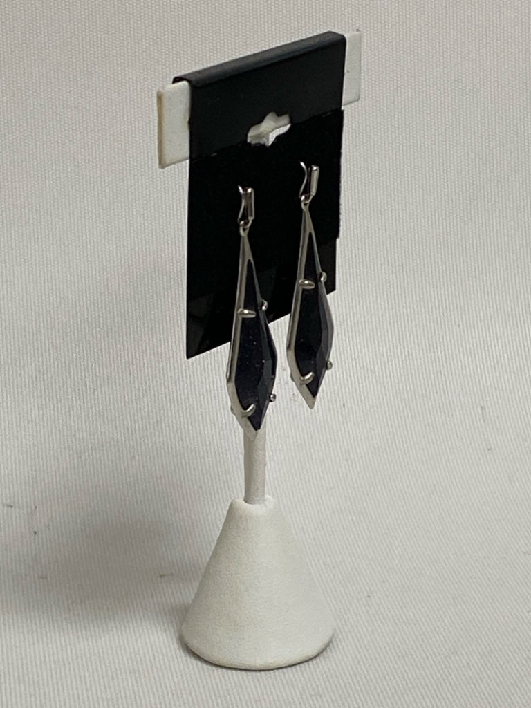 Kendra Scott Silver Color Purple Shapes Earrings