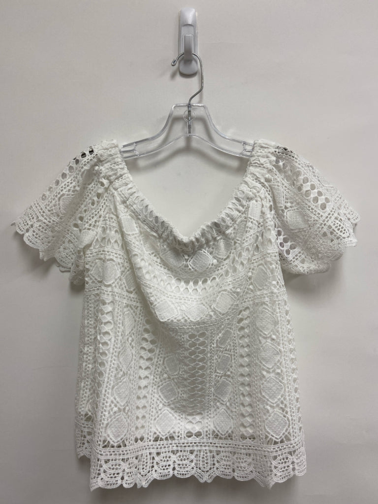Sunday in Brooklyn Size XS White Lace Ladies Top