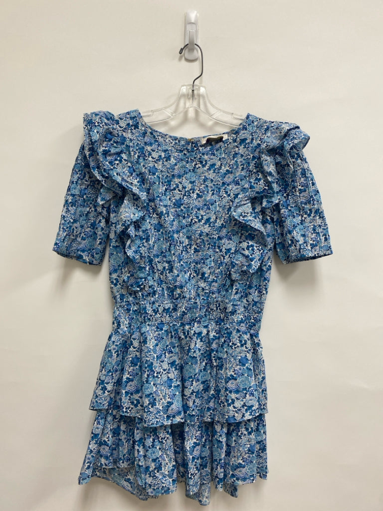 LoveShackFancy Size M Blue White Flowers Ladies Dress