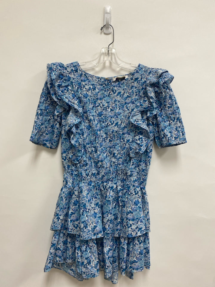 LoveShackFancy Size M Blue White Flowers Ladies Dress