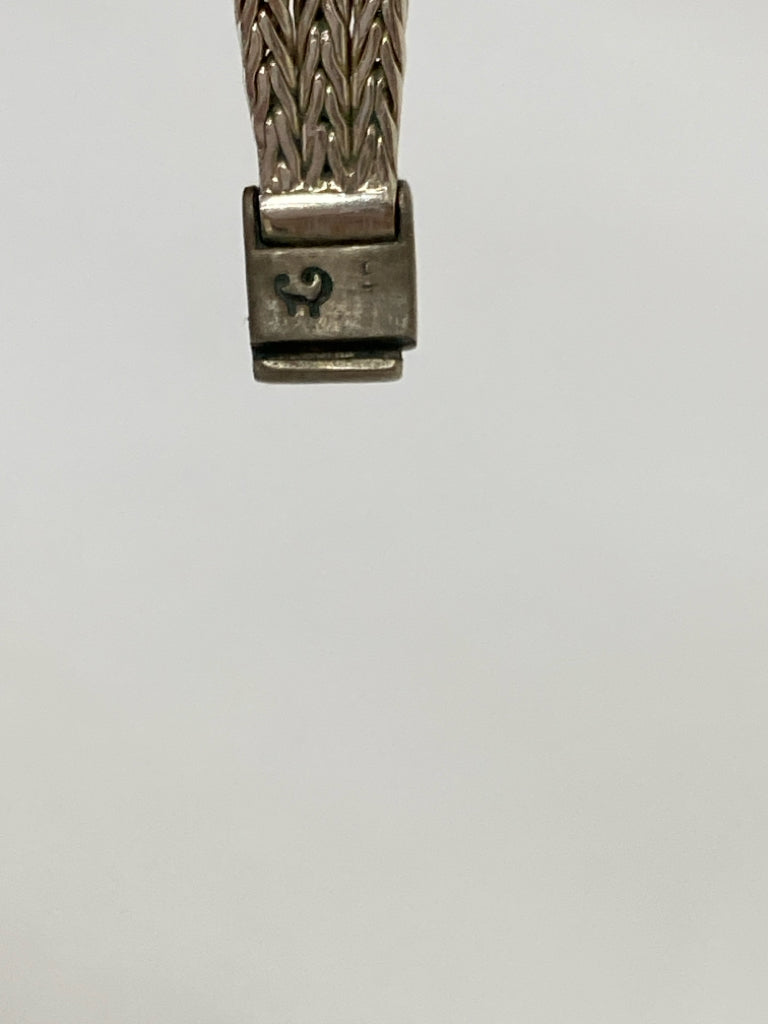 Silver Iridescent Oval(s) Ring