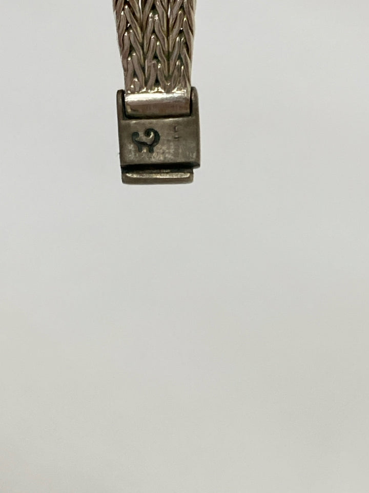Silver Iridescent Oval(s) Ring