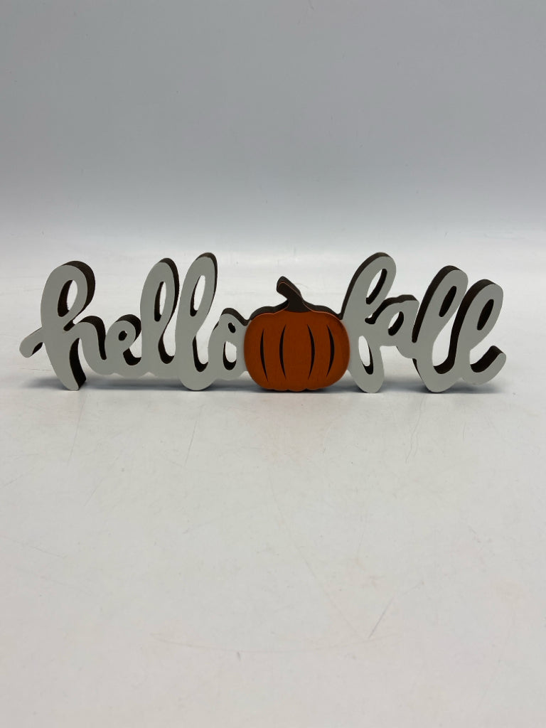 White Orange Wood Fall