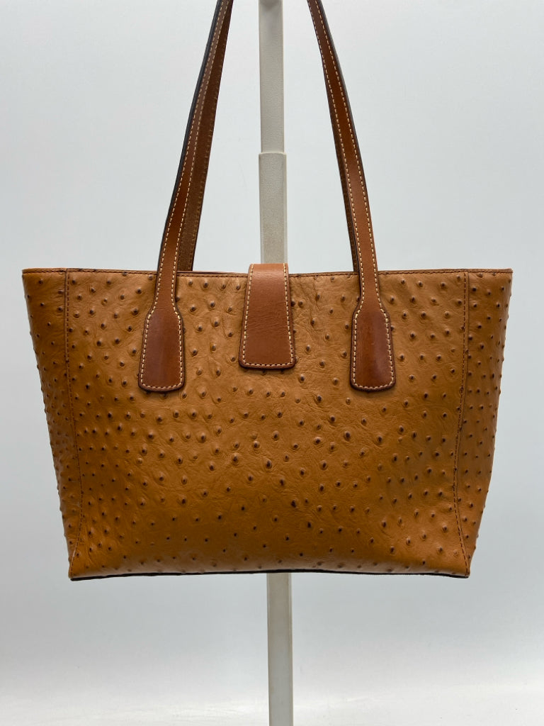 Dooney &amp; Bourke Brown Embossed Handbag