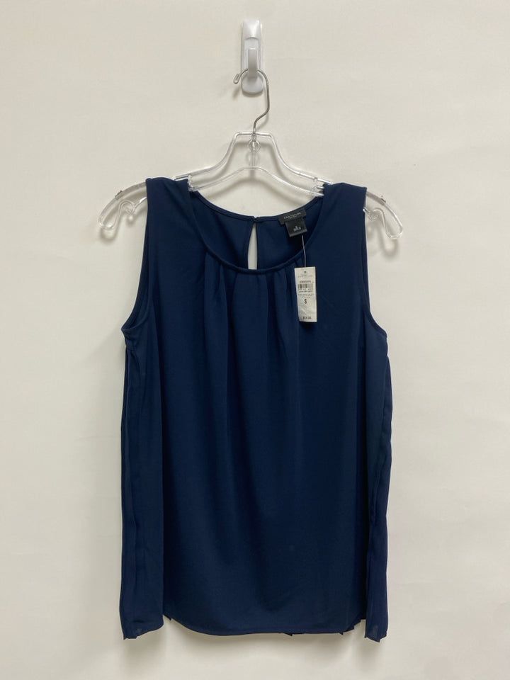 NWT Ann Taylor Size S Navy Sleeveless Ladies Top