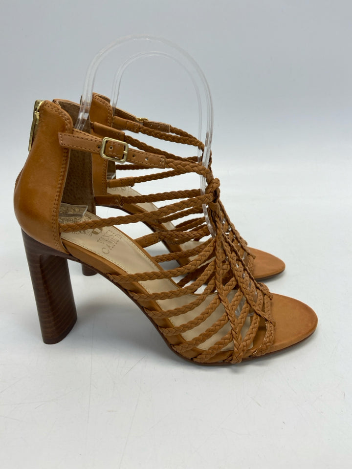 NWOT VINCE CAMUTO  Size 6 Brown Braided Sandals