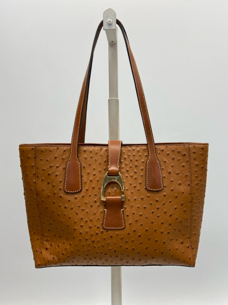 Dooney &amp; Bourke Brown Embossed Handbag