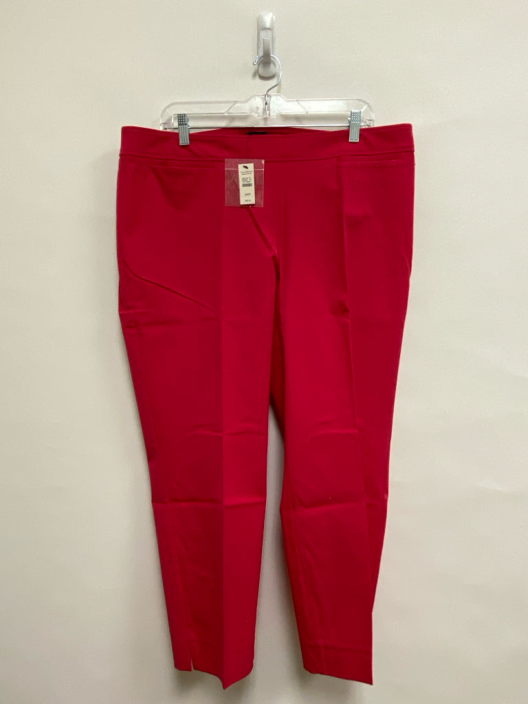 NWT Talbots  SIZE  18WP Hot Pink Plus Size Pants