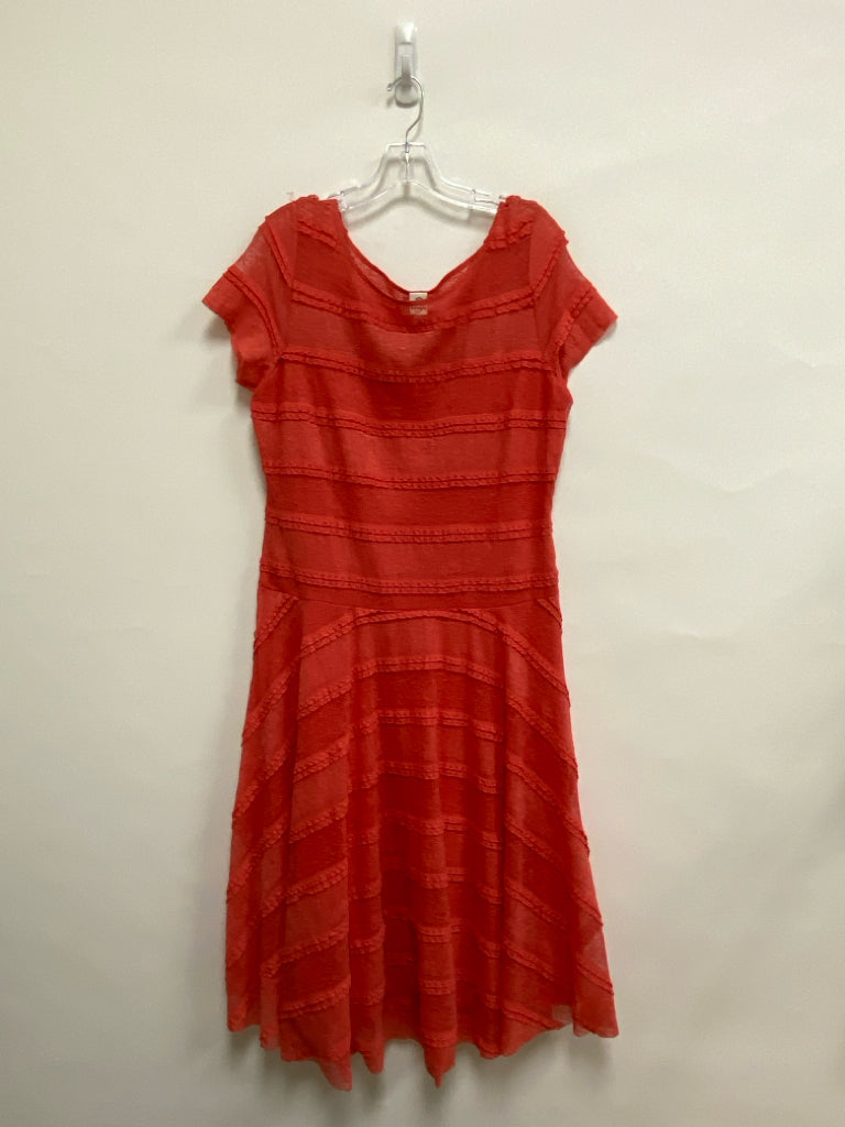 Sangria  SIZE  16 Dark Coral Lace Plus Size Dress