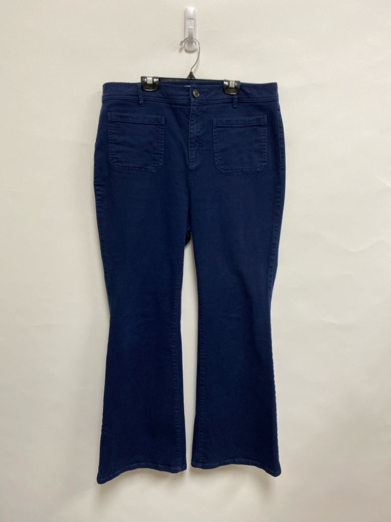 LOFT Size 14 Dark Blue Ladies Pants