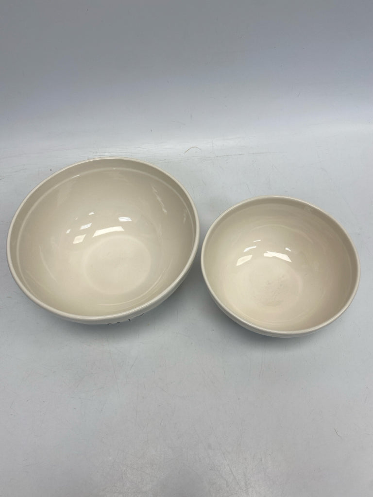 Rae Dunn White Black Words Bowl(s)