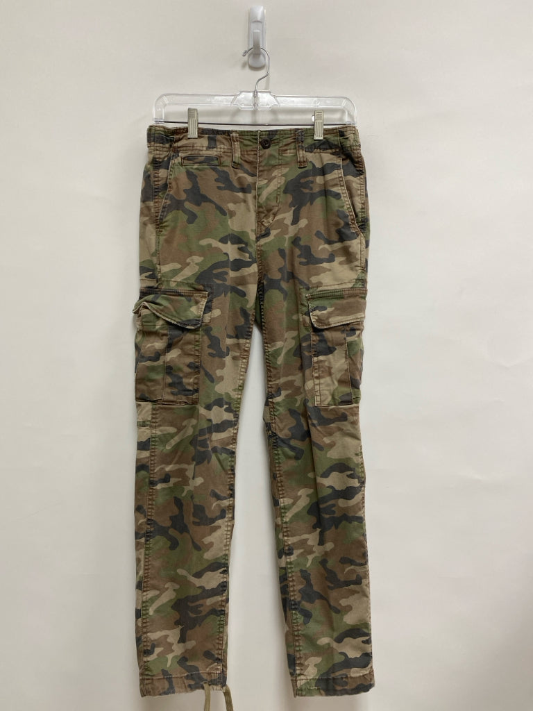 American Eagle Size 28 Brown Olive Green Camouflage Men&