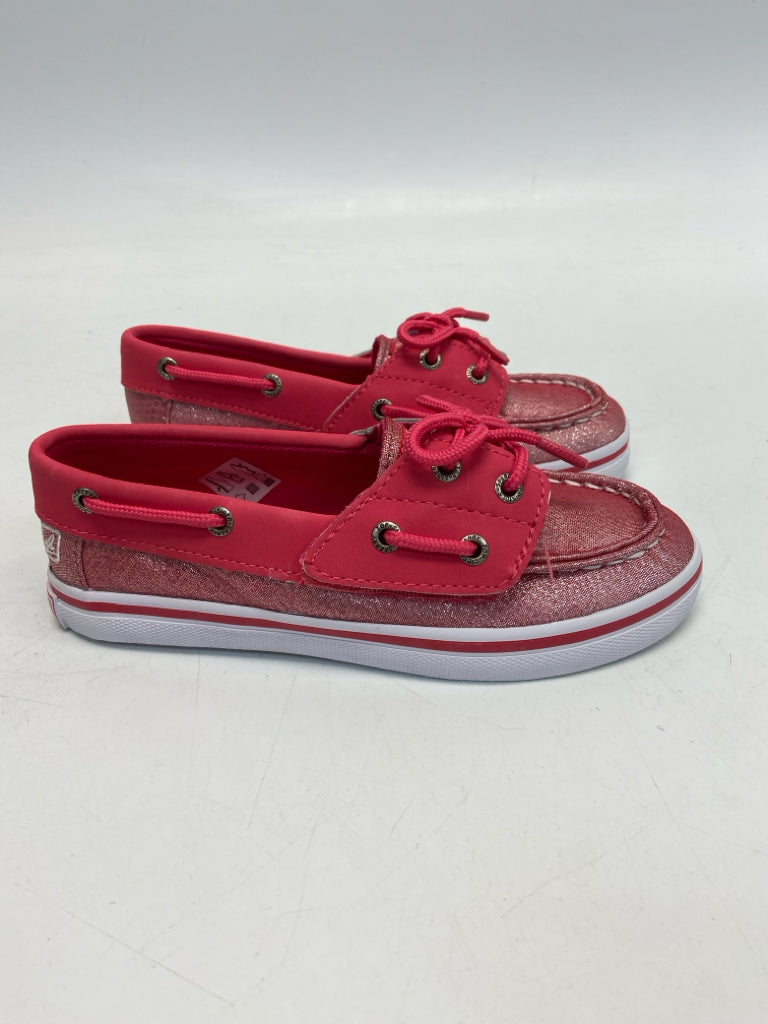 NWOT Sperry SIZE 11.5 Dark Pink Lace-Up Girl&
