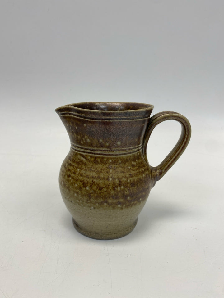 Brown Cream Speckles Pottery
