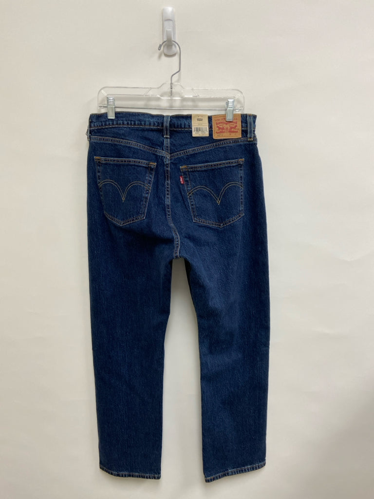 NWT Levi Size 32 Dark Blue Denim Ladies Jeans