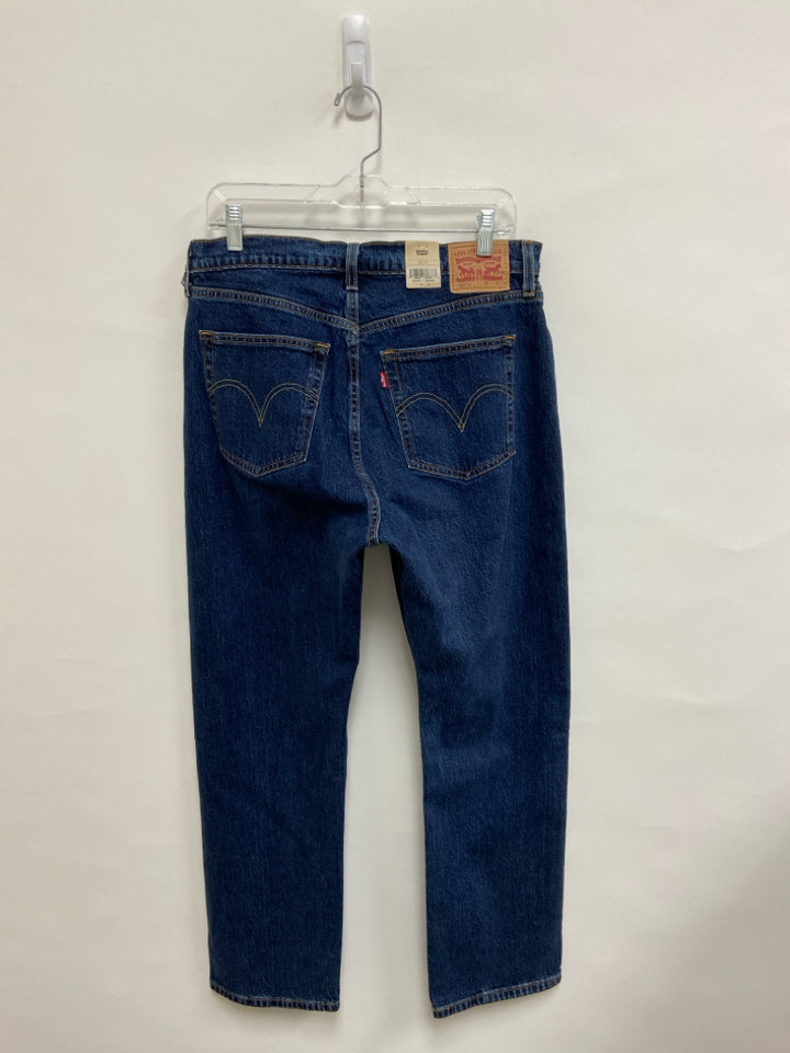 NWT Levi Size 32 Dark Blue Denim Ladies Jeans