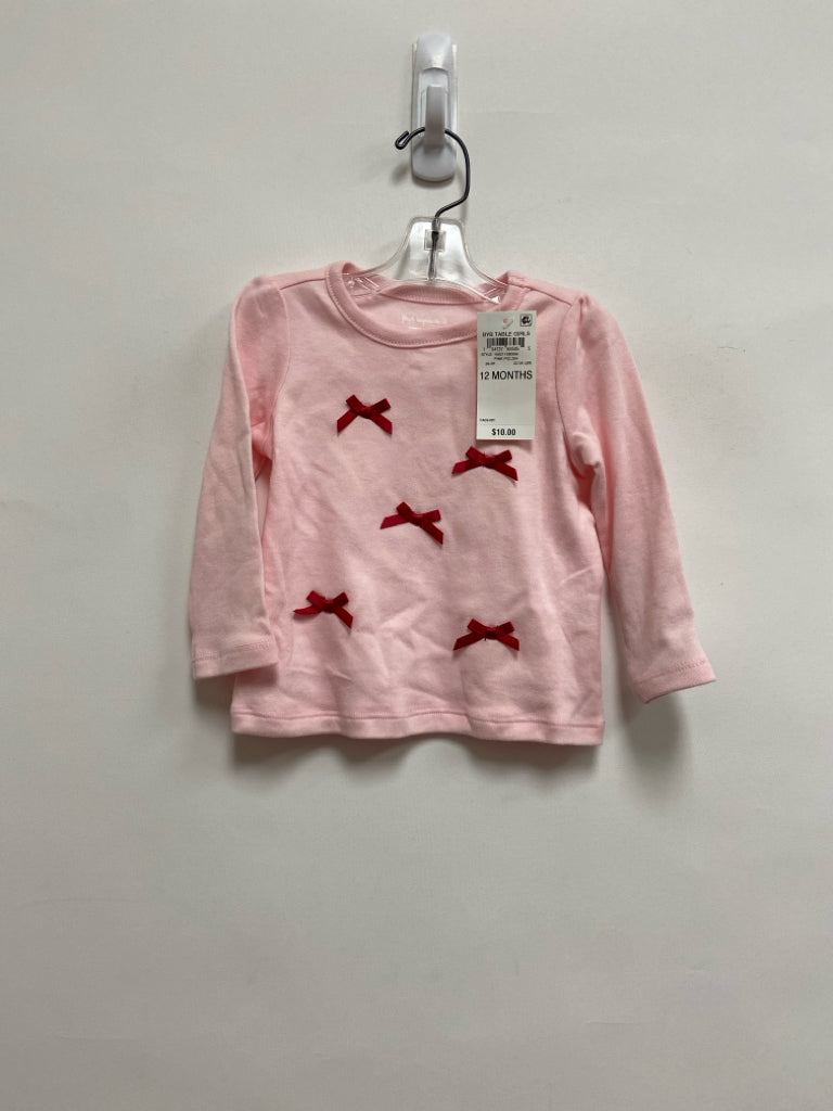 NWT SIZE 12M Pink Red Bows Girl&