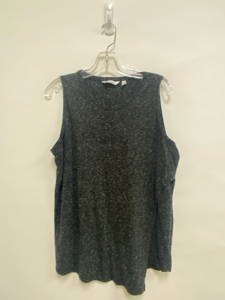 Athleta Size L Dark Gray Sleeveless Athletic Top
