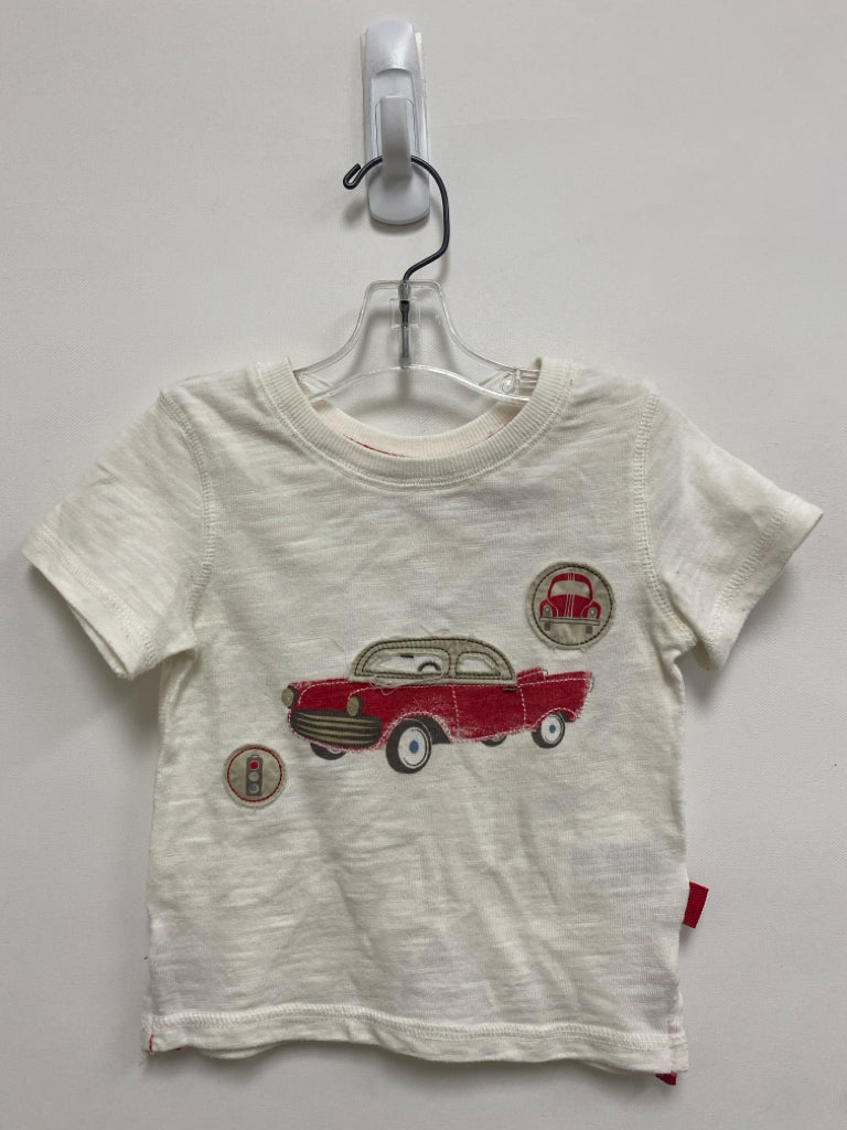 SIZE 6-9M White Red Cars Boy&