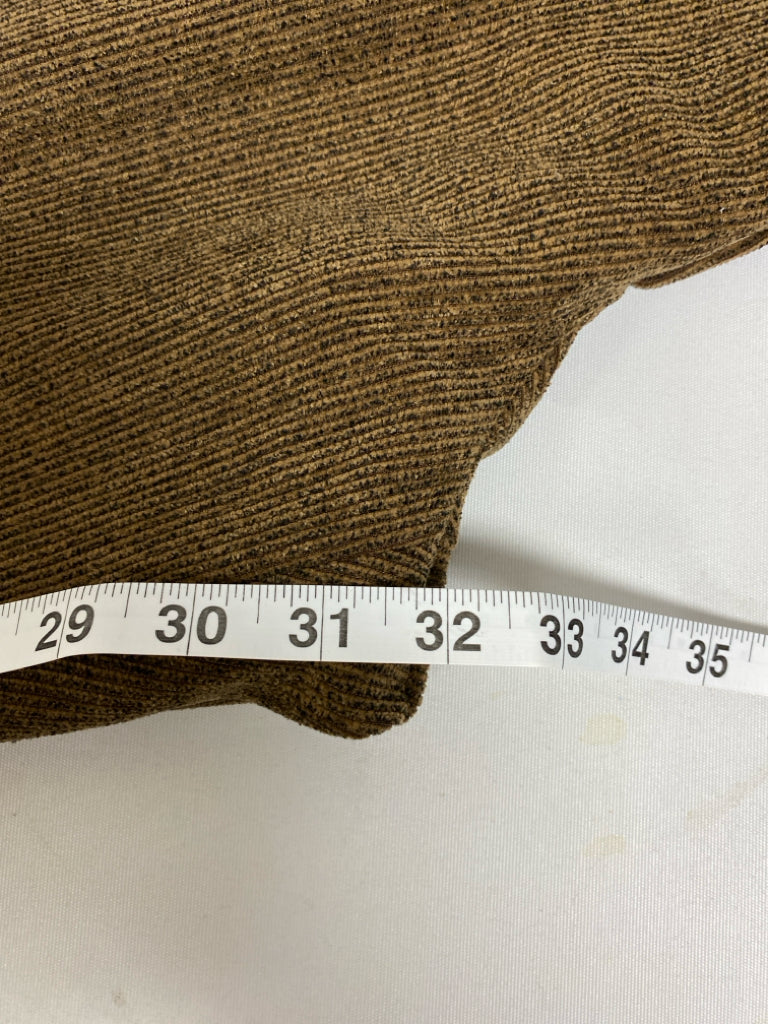 ST.CROIX Size 34 Tan Charcoal Ribbed Men&
