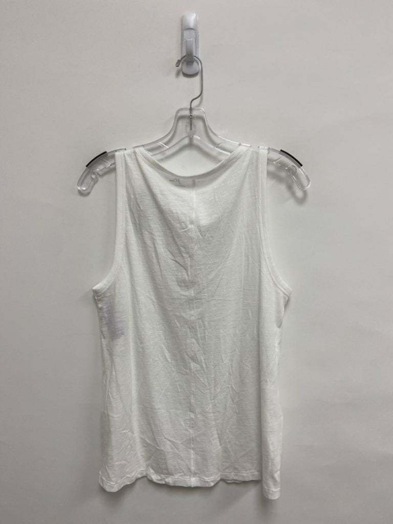 NWT J Crew Size M White Tank Ladies Top