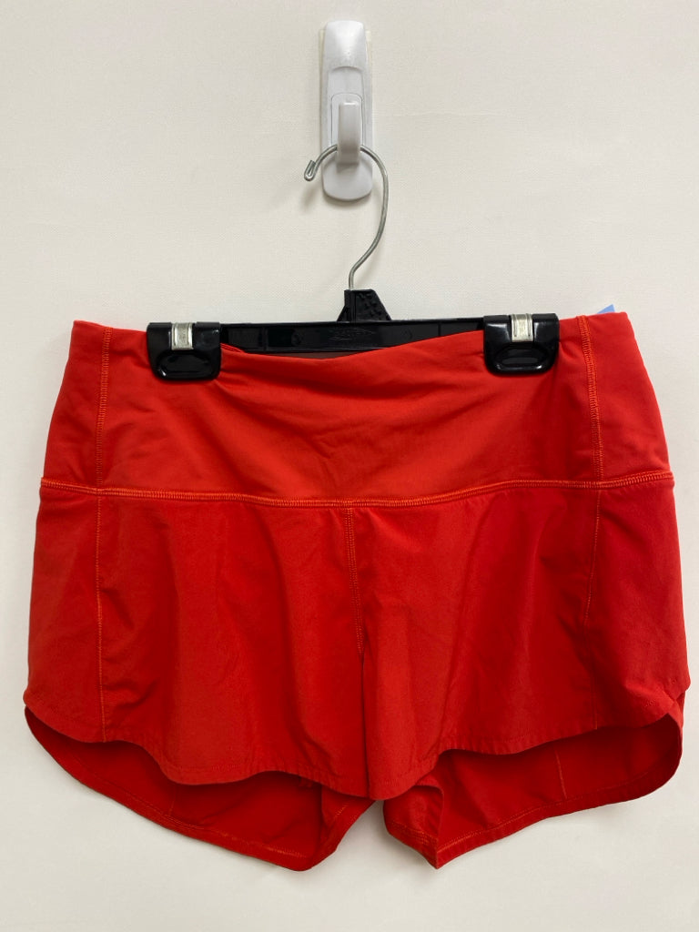 Lululemon Size 6 Orange Athletic Shorts