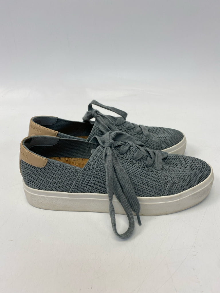 Lucky Brand  Size 8.5 Gray Lace-up Knit Sneakers