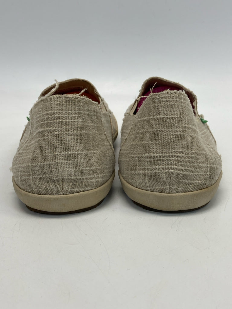 Sanuk Size 11 Cream Men&