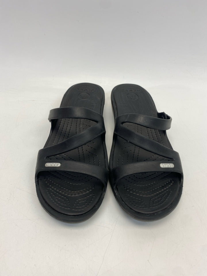 Crocs  Size 10 Black Sandals