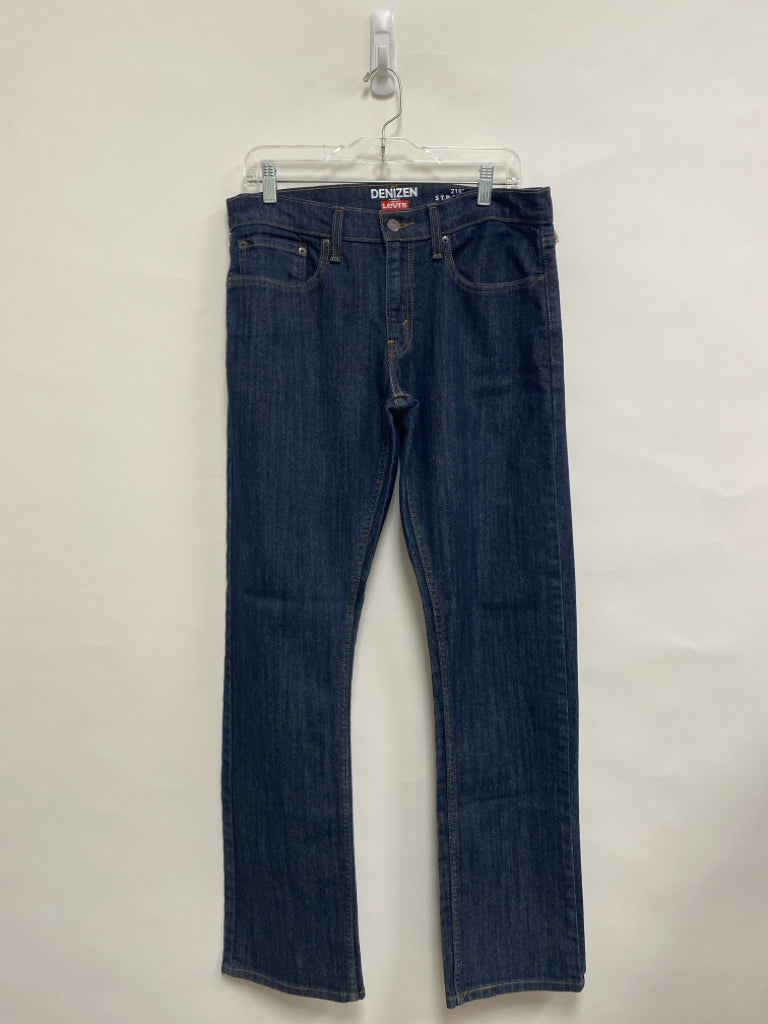 Levi Size 32 Dark Blue Denim Men&