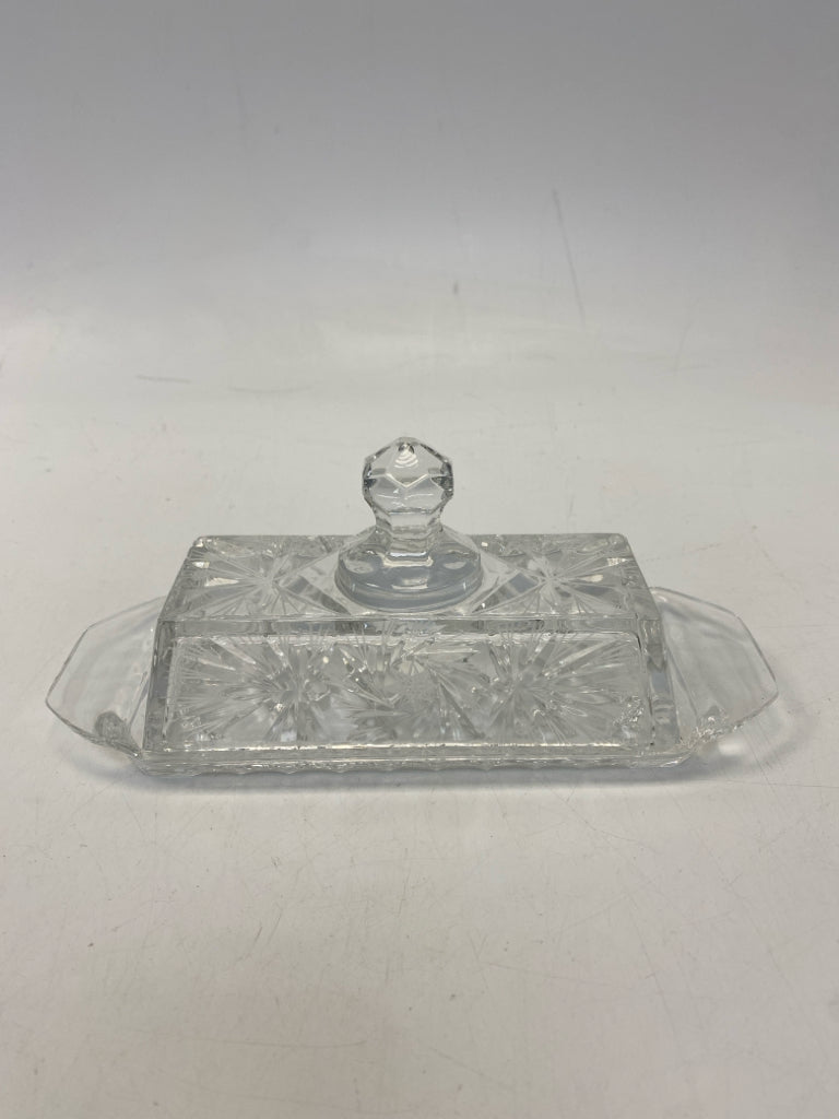 Clear Crystal Serving Piece