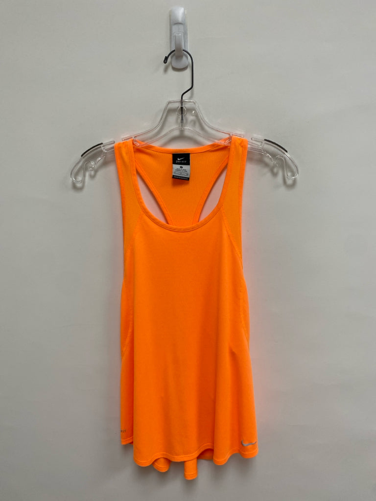 Nike Size S Orange Sleeveless Athletic Top