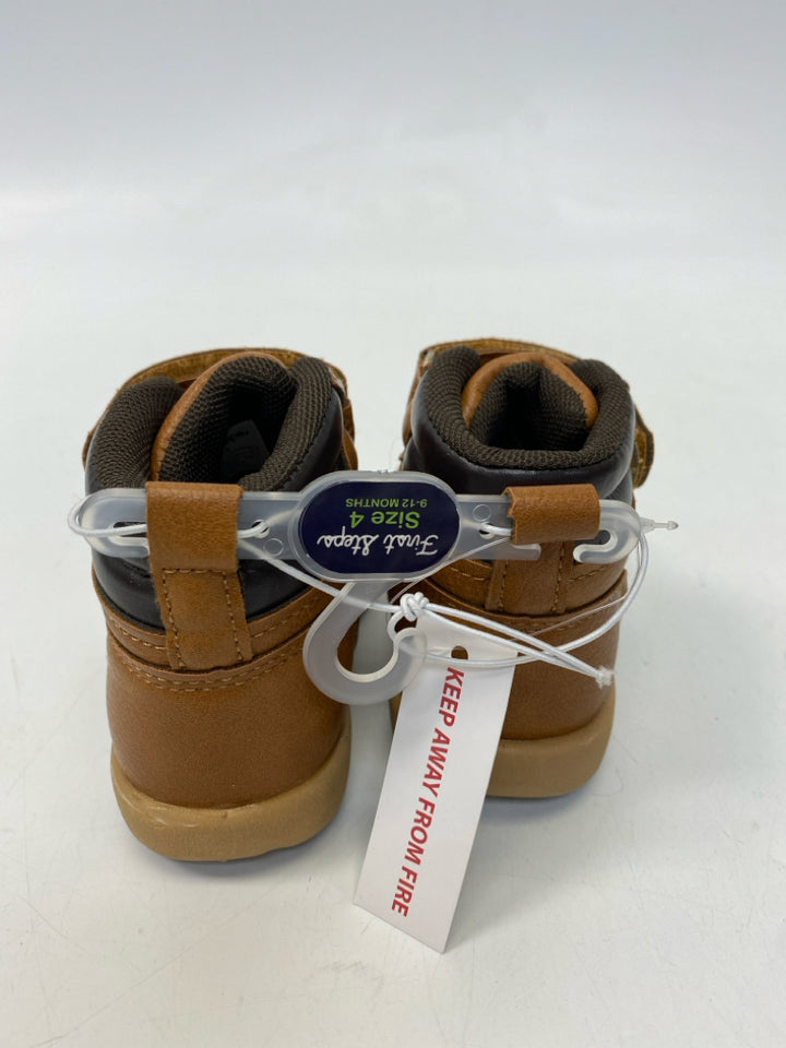 NWT First Steps SIZE 4 Brown Boy&