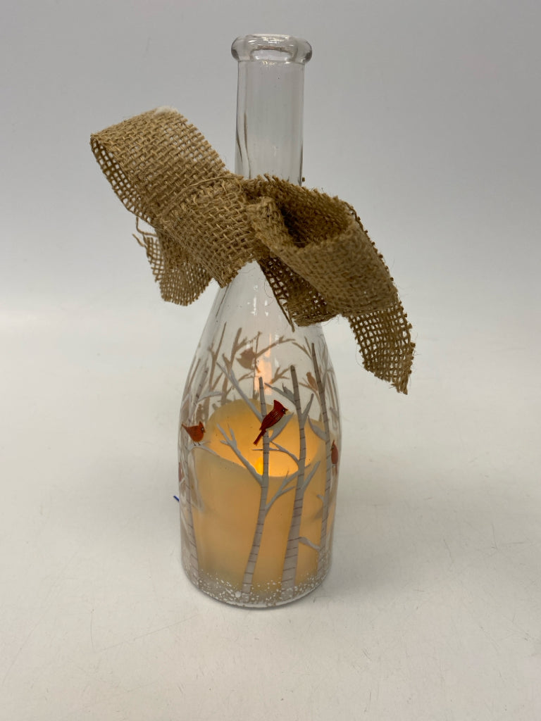Clear Natural Cardinal Glass Christmas