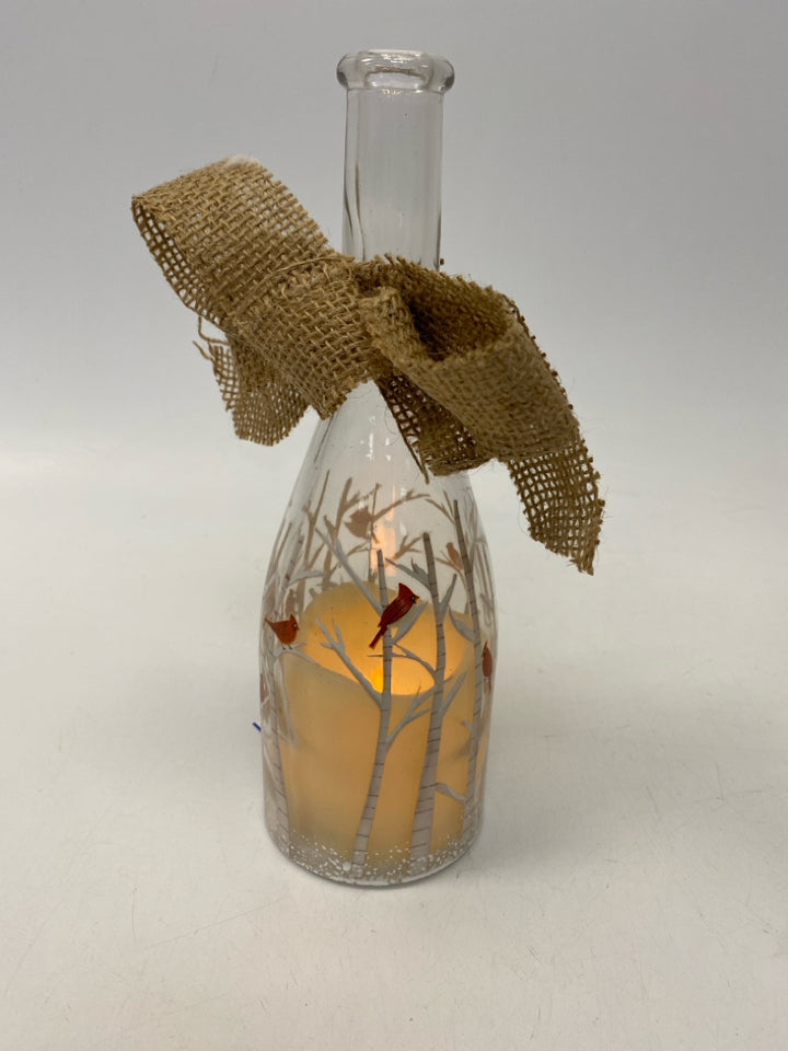 Clear Natural Cardinal Glass Christmas