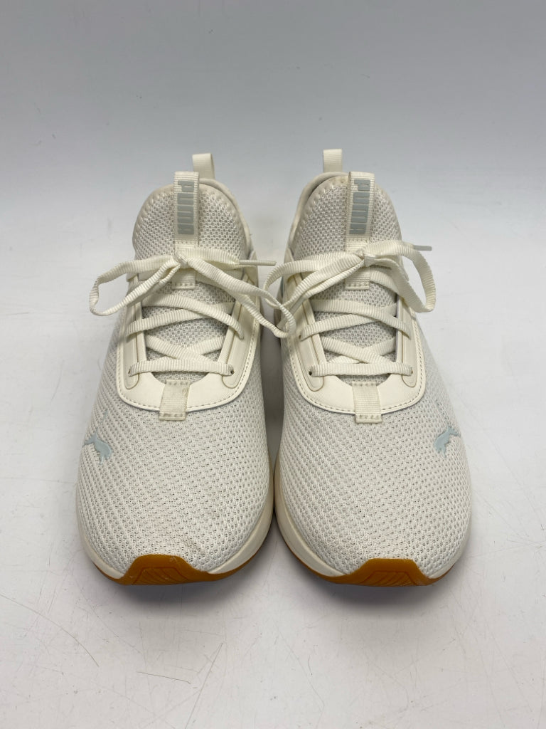 Puma US Shoe Size 7 Cream Lace Sneakers