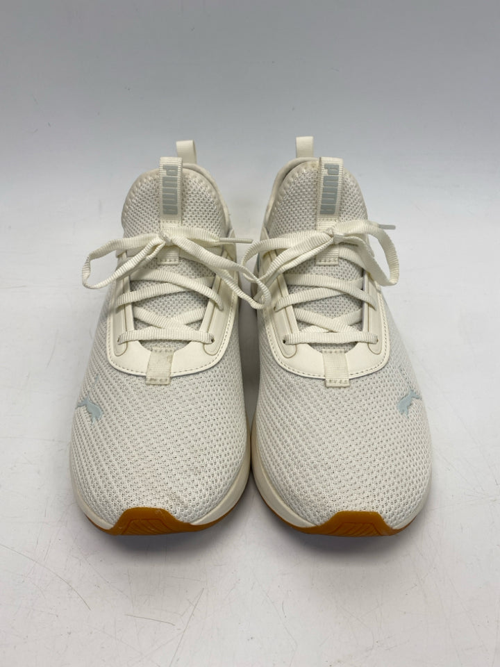 Puma US Shoe Size 7 Cream Lace Sneakers