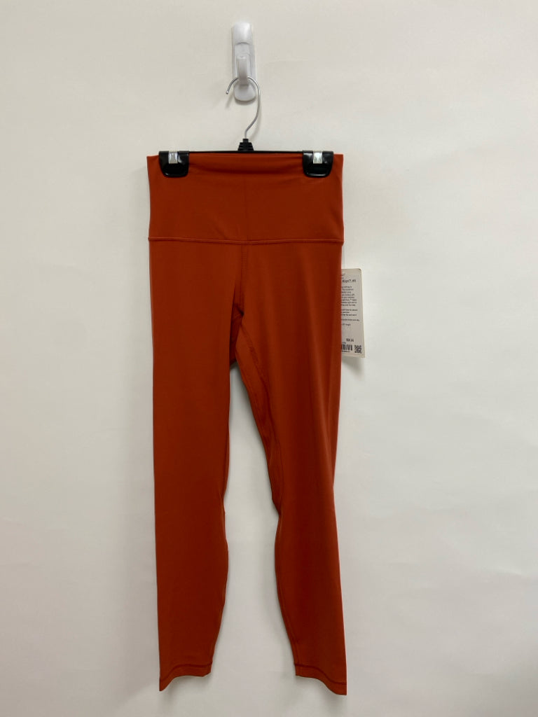NWT Lululemon Size 4 Burnt Orange Athletic Leggings
