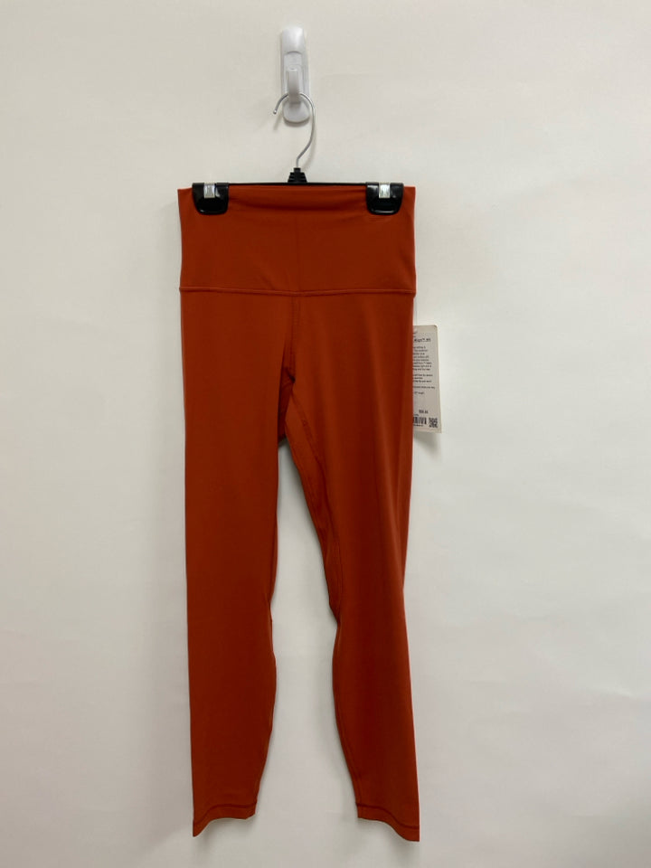 NWT Lululemon Size 4 Burnt Orange Athletic Leggings