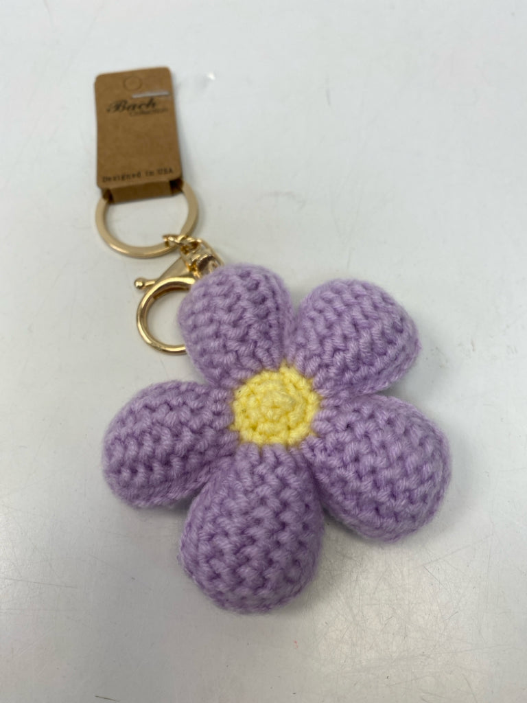 Crochet Flower Keychain