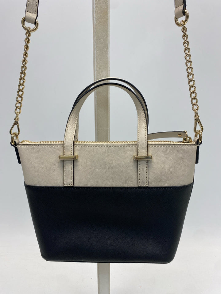 Kate Spade Tan Black Handbag