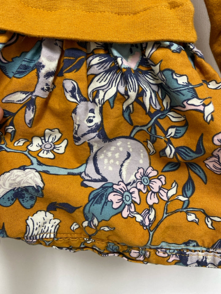 Cynthia Rowley SIZE 3-6M Amber Blue/Gray Floral Long Sleeve Girl&