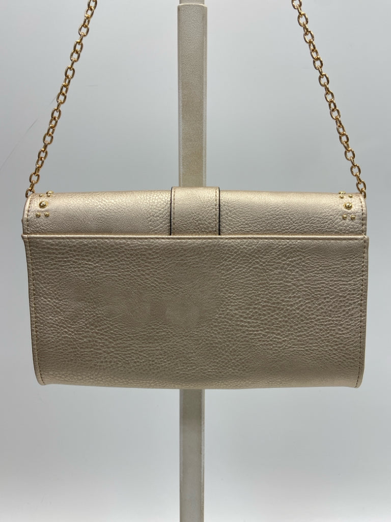Gianni Bini Champagne Gold Studded Handbag