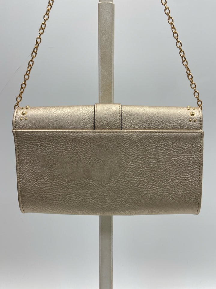 Gianni Bini Champagne Gold Studded Handbag
