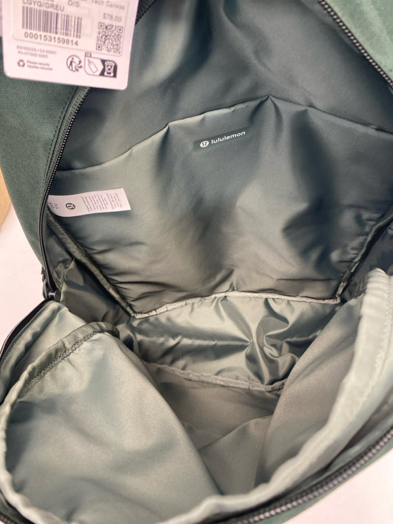NWT Lululemon Dark Green Backpack